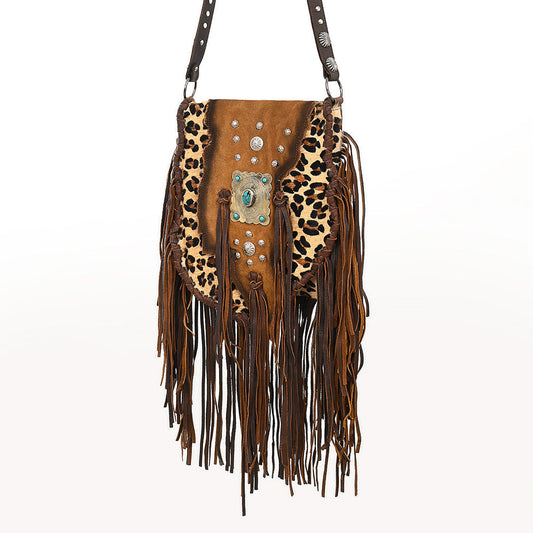 American Darling Crossbody Hair On Genuine Leather Women Bag Western Handbag Purse | for Cute