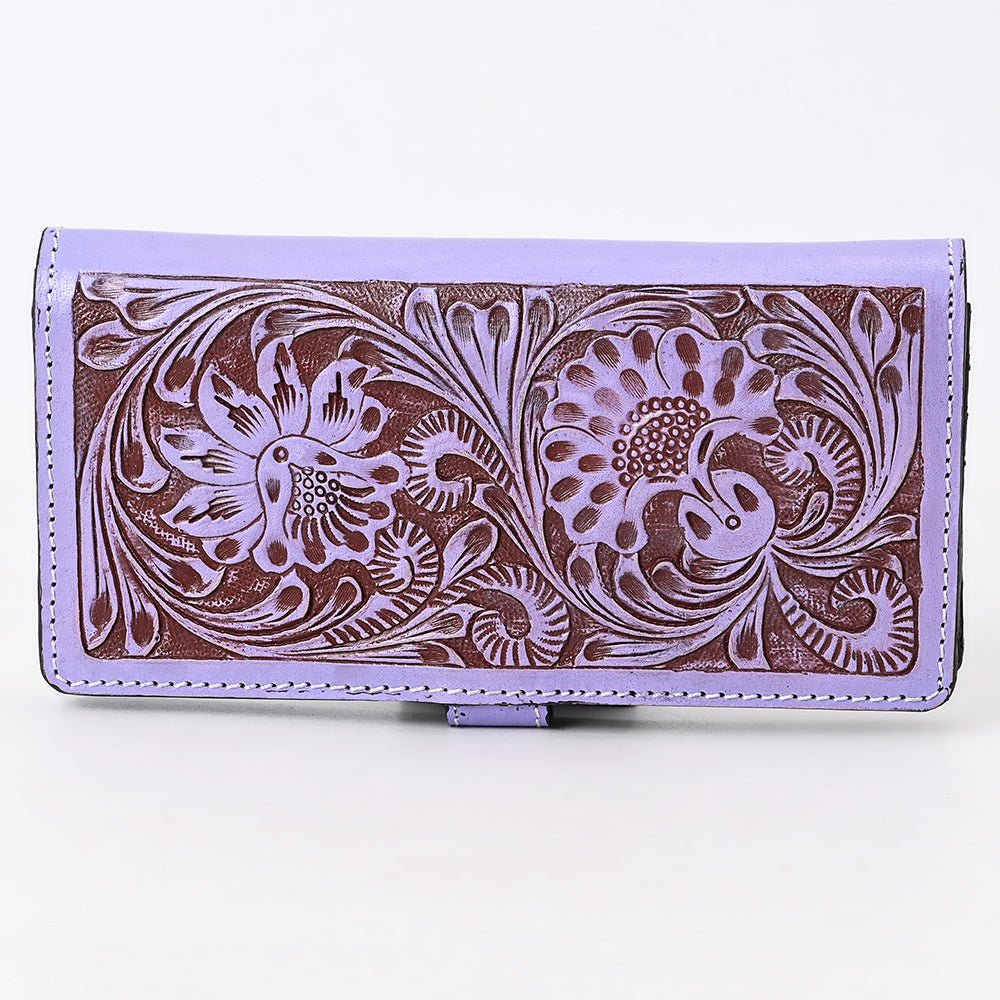 American Darling Clutch Beautifully Hand Tooled Genuine Leather women bag western handbag purse