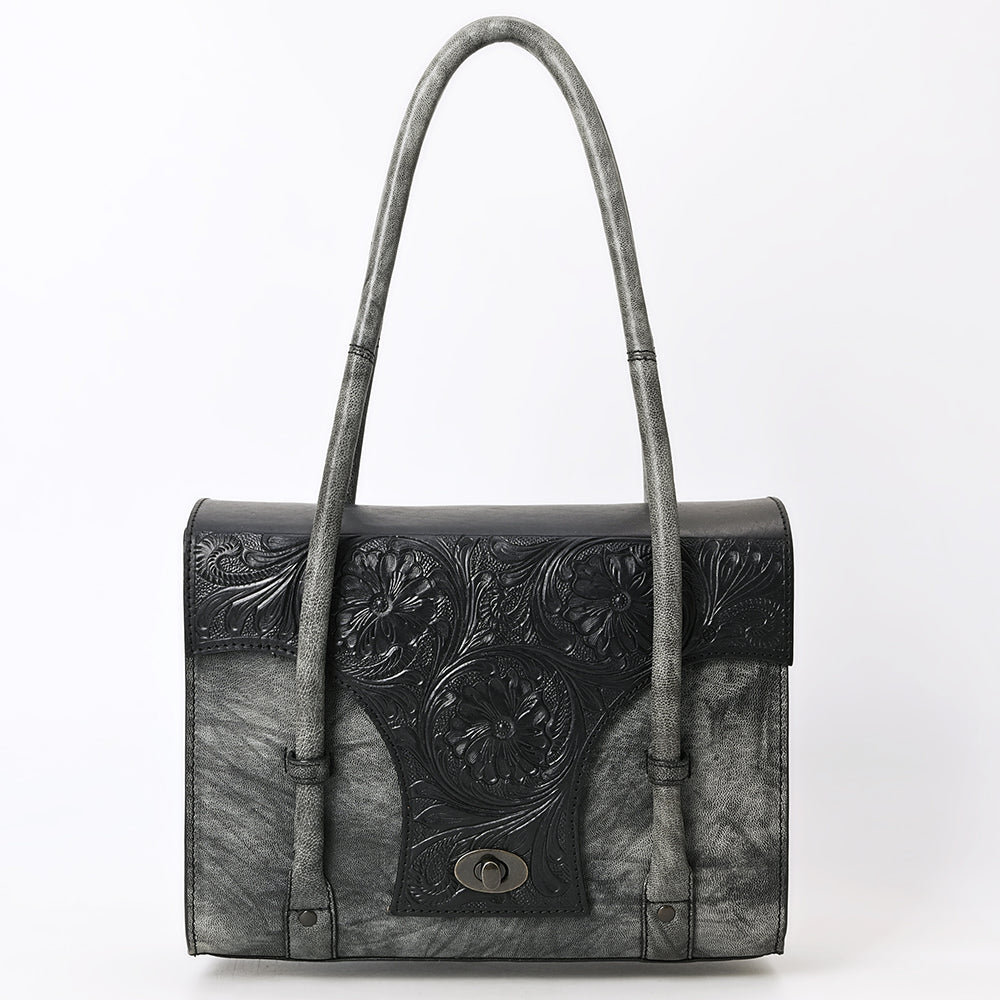 American Darling Briefcase Hand Tooled Hair-on Genuine Leather women bag western handbag purse