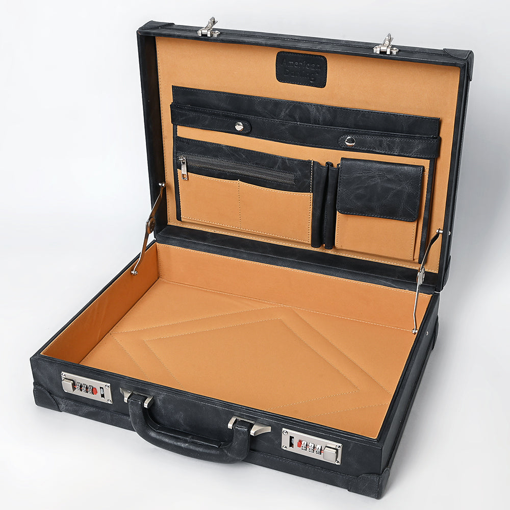 American Darling Jewelry Case Hand Tool Genuine Leather Women Bag Western Handbag Purse