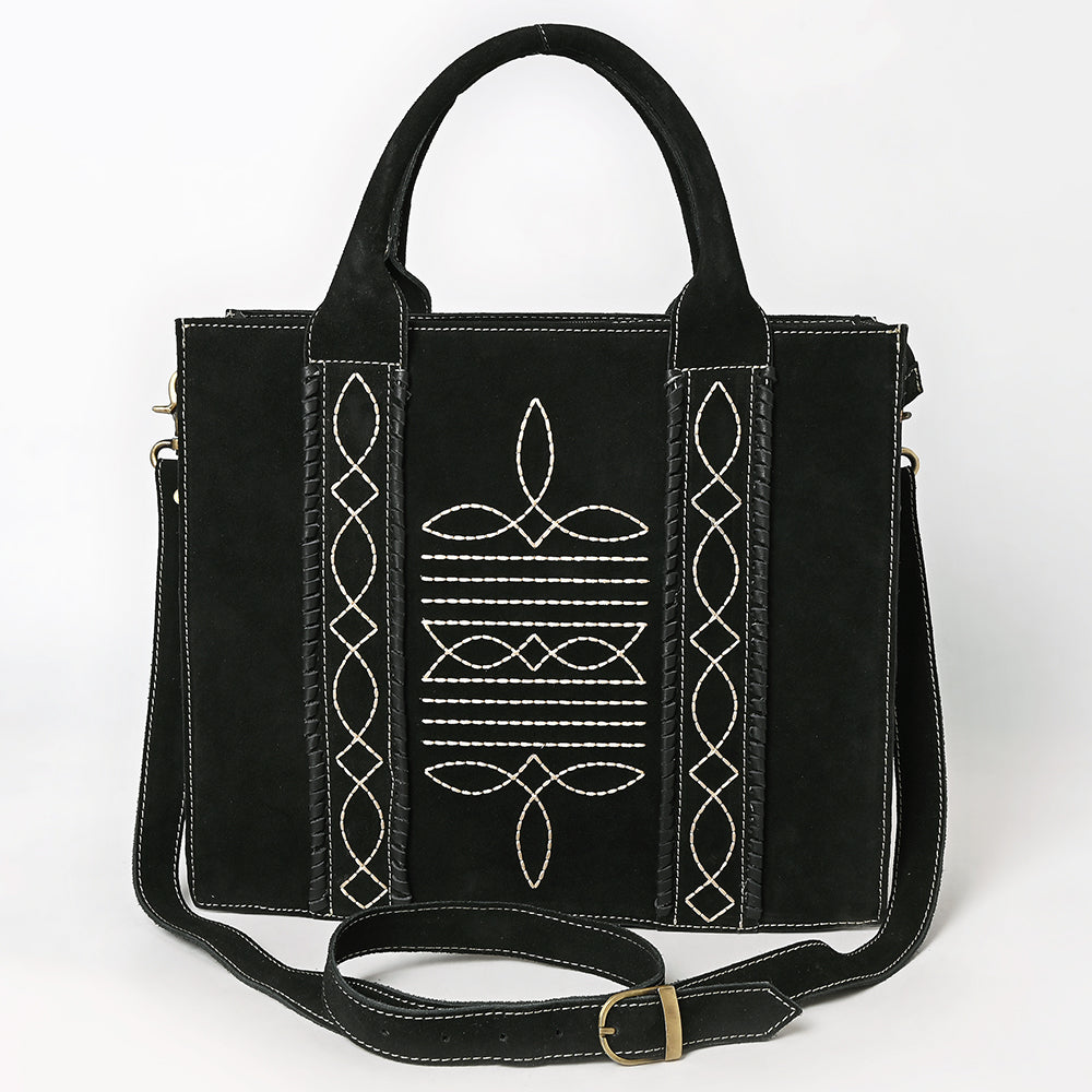 American Darling Tote Genuine Suede Leather Women Bag Western Handbag Purse