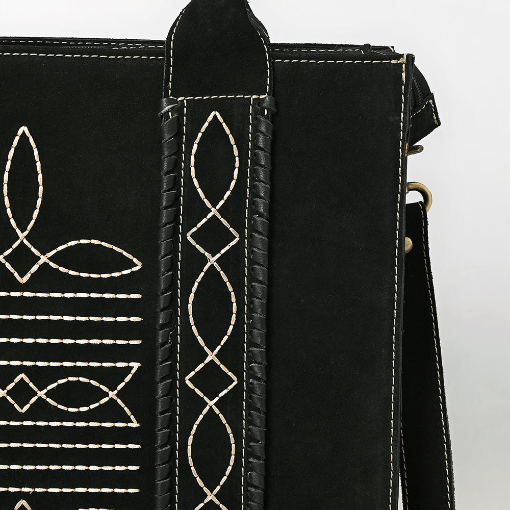 American Darling Tote Genuine Suede Leather Women Bag Western Handbag Purse