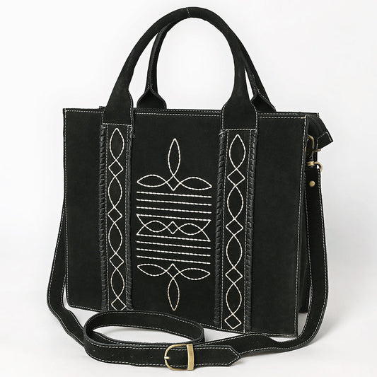 American Darling Tote Genuine Suede Leather Women Bag Western Handbag Purse