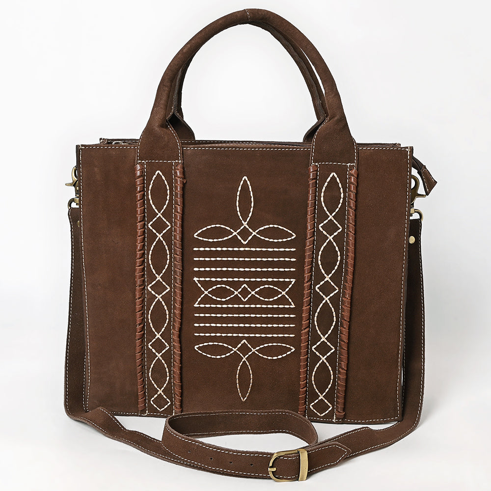 American Darling Tote Genuine Suede Leather Women Bag Western Handbag Purse