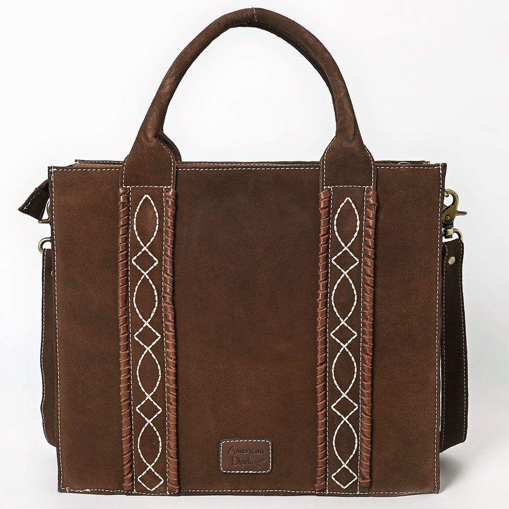 American Darling Tote Genuine Suede Leather Women Bag Western Handbag Purse