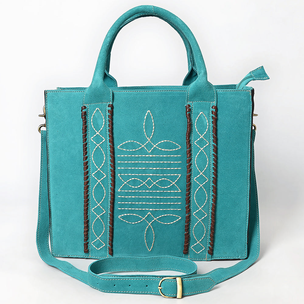 American Darling Tote Genuine Suede Leather Women Bag Western Handbag Purse