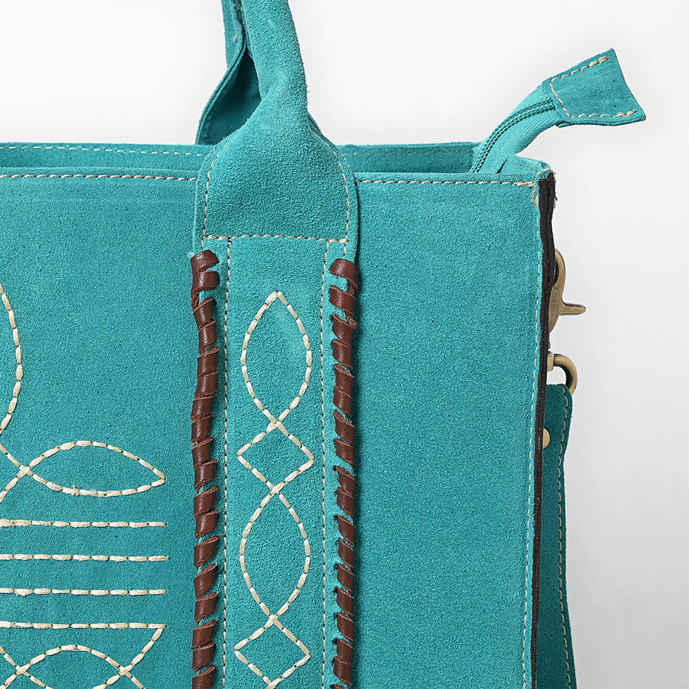American Darling Tote Genuine Suede Leather Women Bag Western Handbag Purse