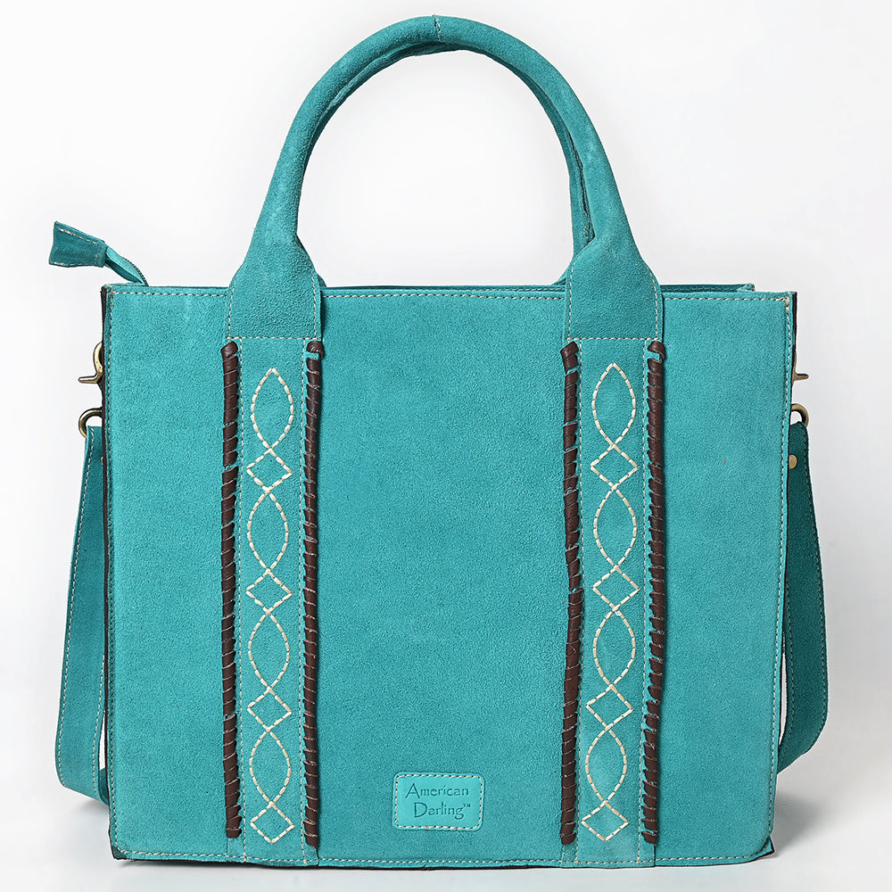American Darling Tote Genuine Suede Leather Women Bag Western Handbag Purse