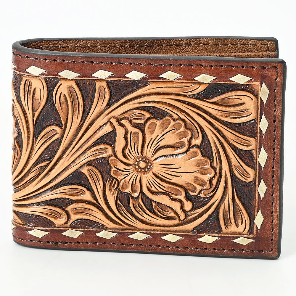 American Darling Wallet Beautifully Hand Tooled  Genuine Leather women bag western handbag purse