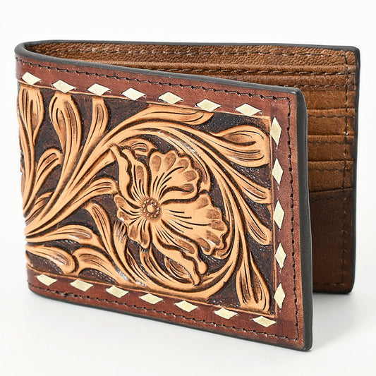 American Darling Wallet Beautifully Hand Tooled  Genuine Leather women bag western handbag purse