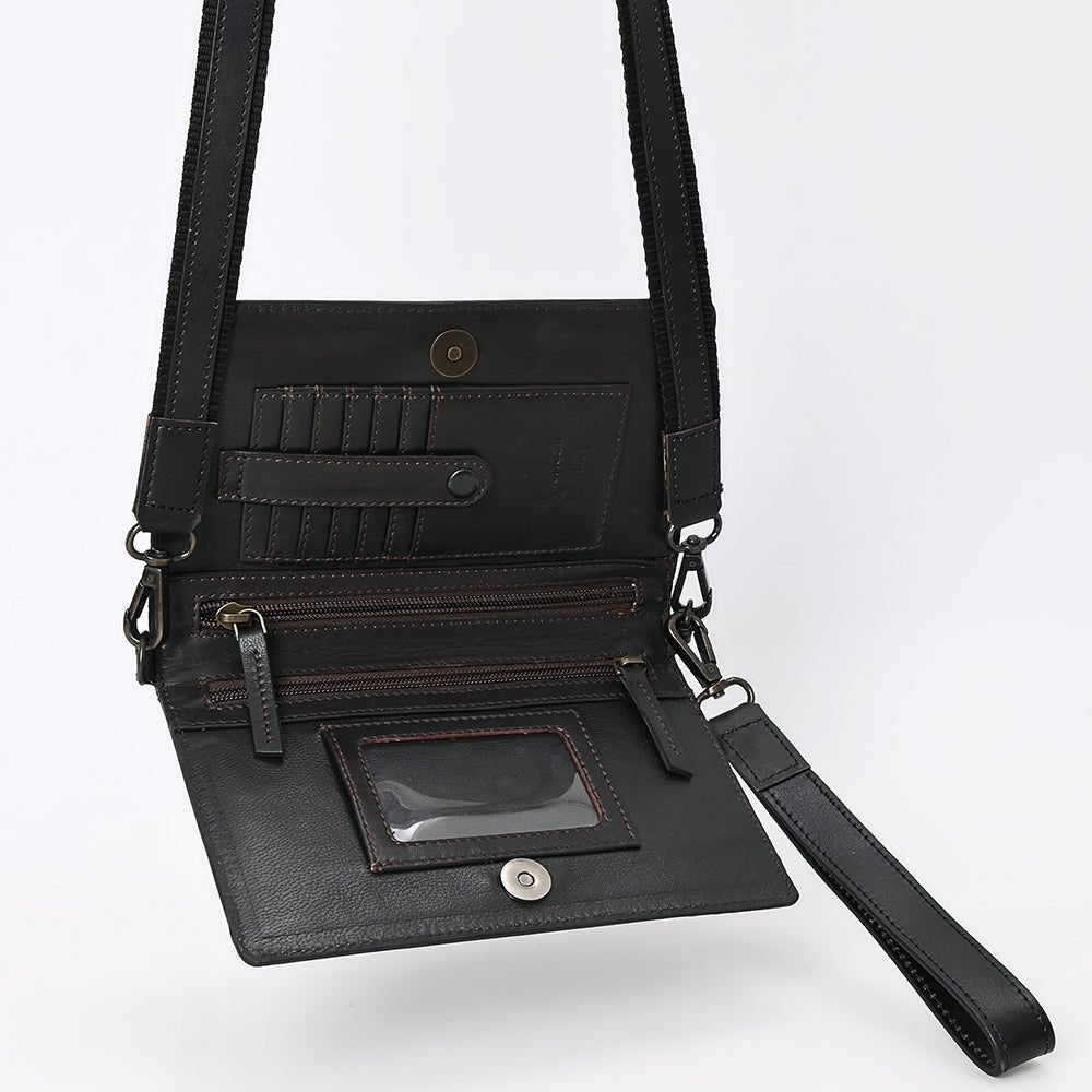 American Darling Wallet Beautifully Hand Tooled Genuine Leather women bag western handbag purse