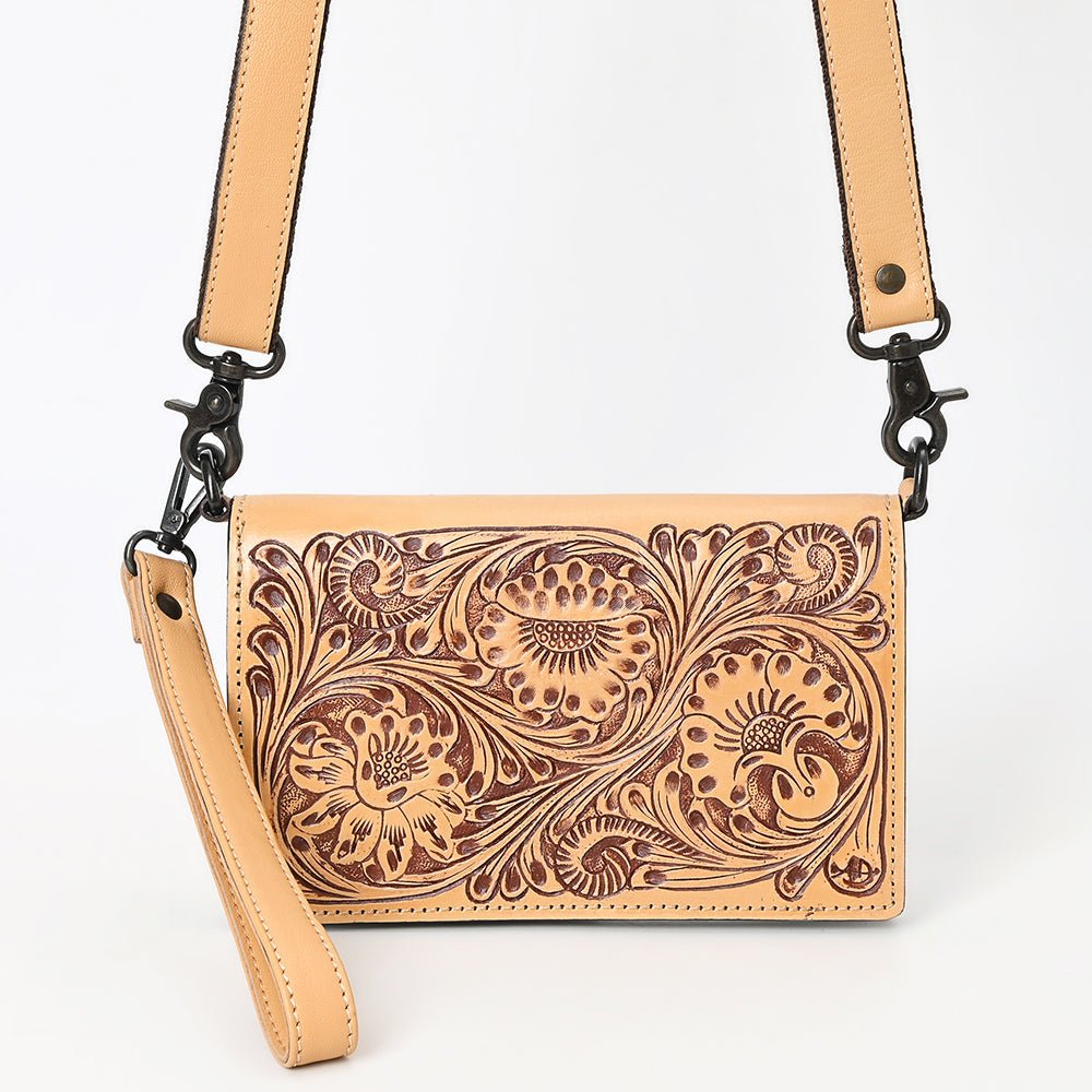 American Darling Wallet Beautifully Hand Tooled Genuine Leather women bag western handbag purse