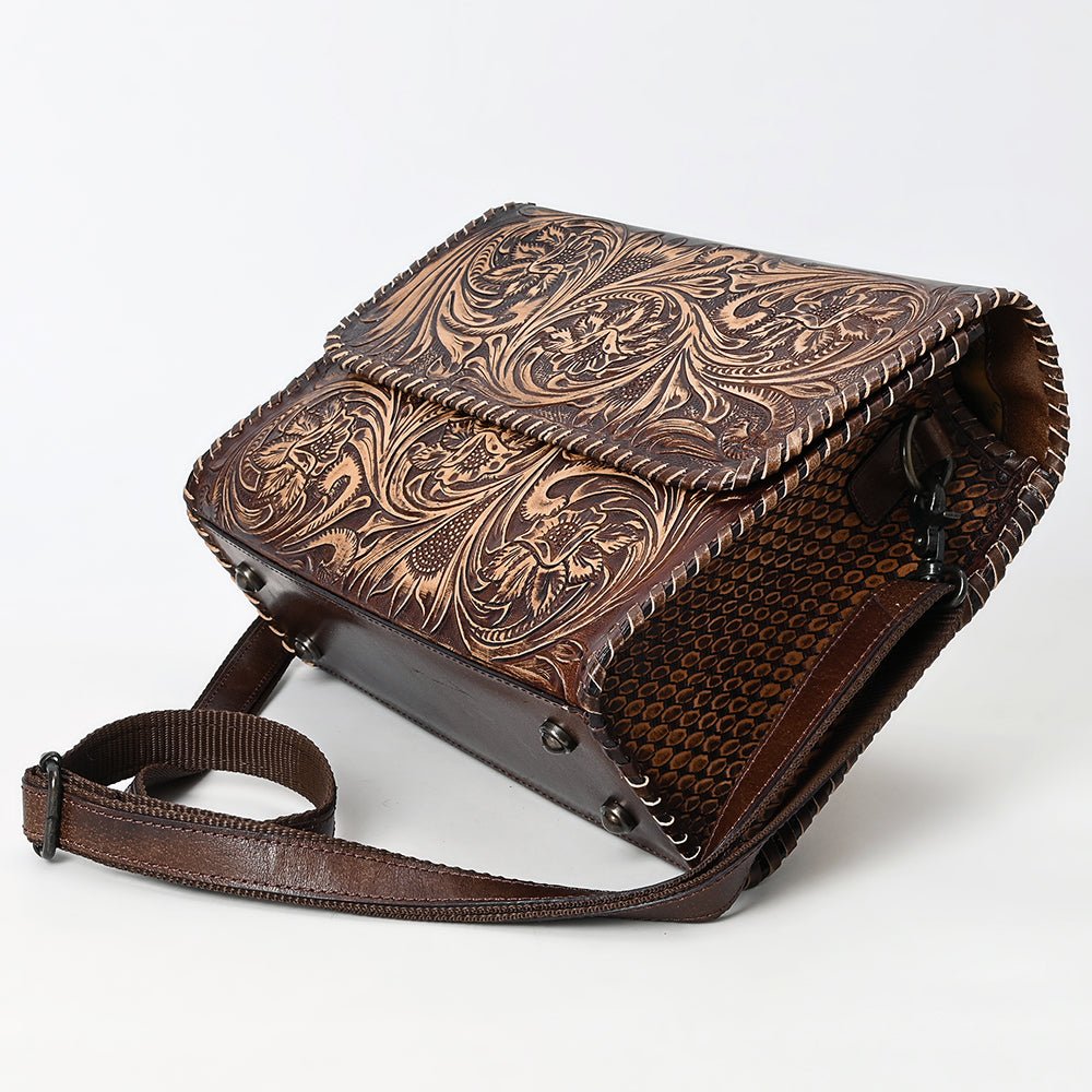 American Darling Crossbody Beautifully Hand Tooled Genuine Leather women bag western handbag purse