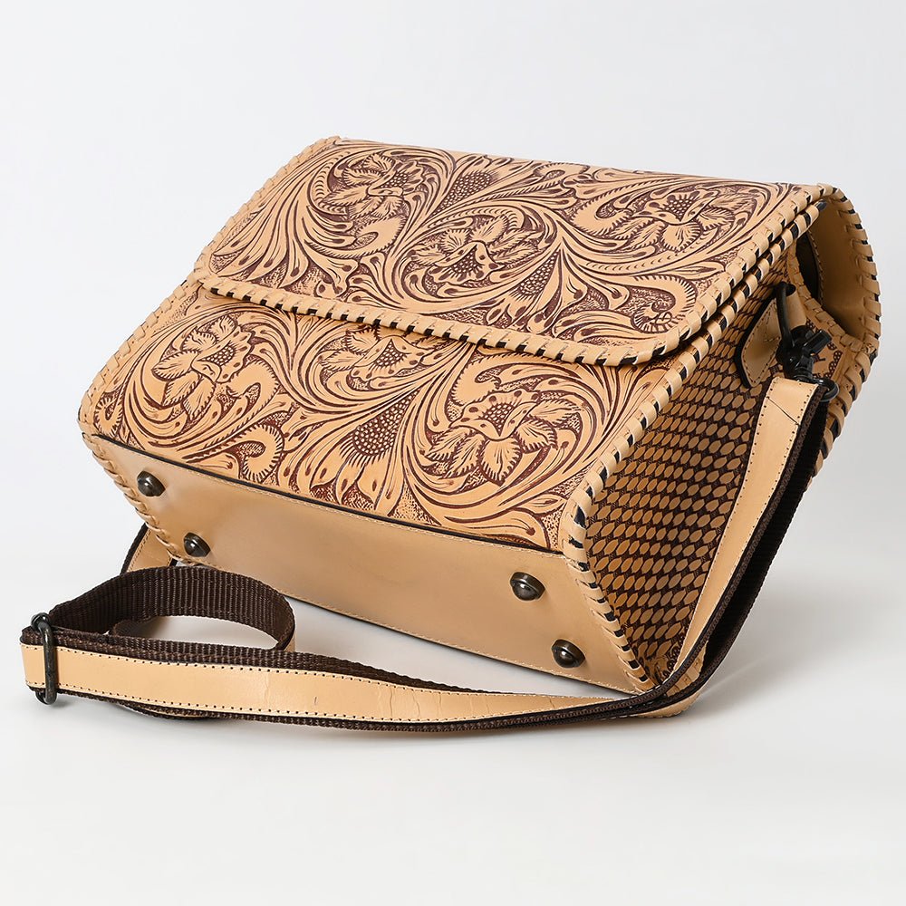 American Darling Crossbody Beautifully Hand Tooled Genuine Leather women bag western handbag purse