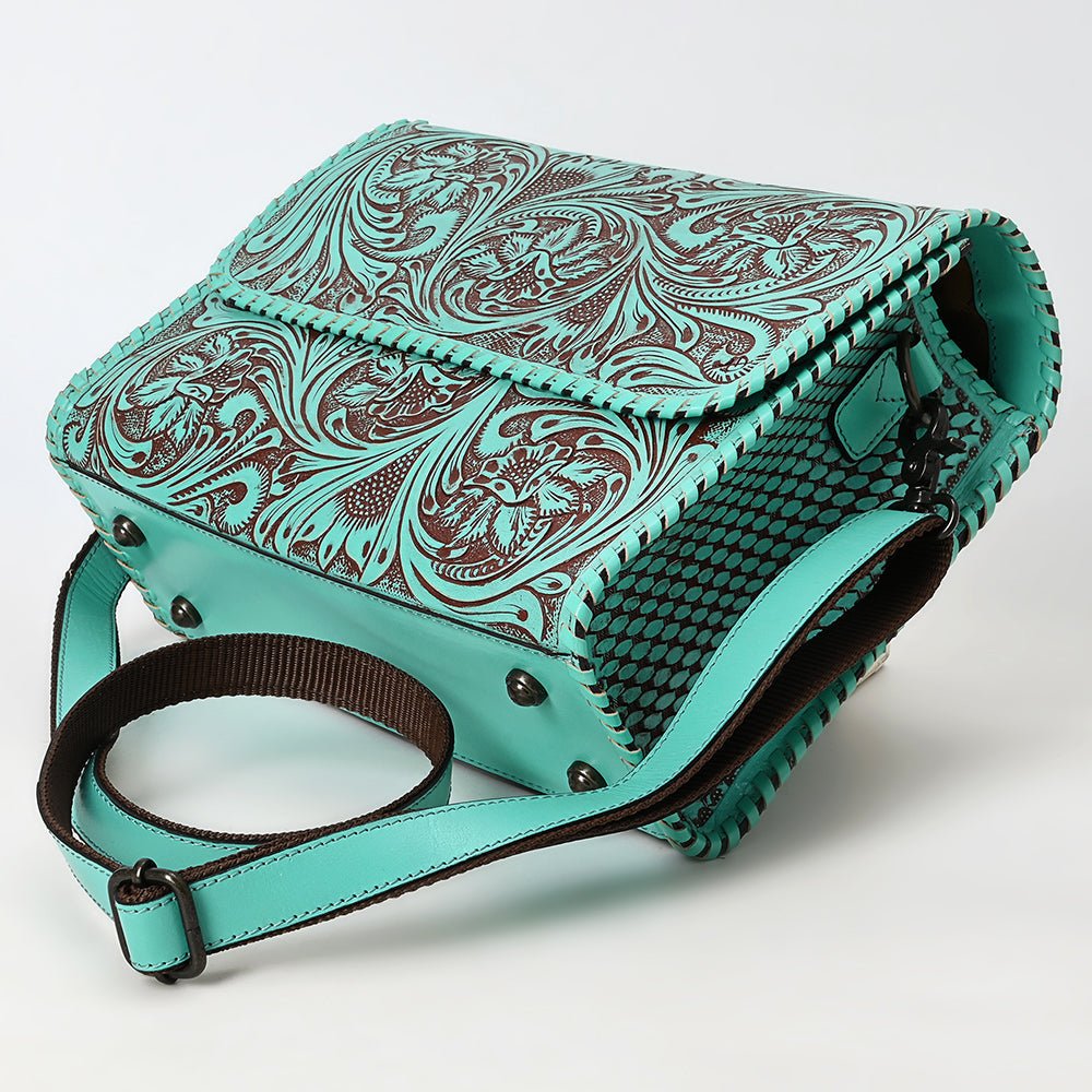 American Darling Crossbody Beautifully Hand Tooled Genuine Leather women bag western handbag purse