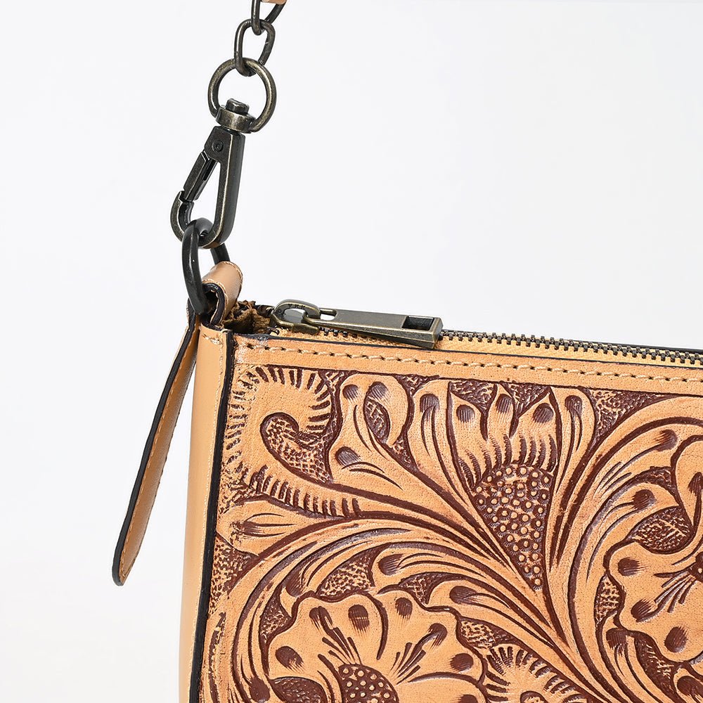 American Darling Small Crossbody Beautifully Hand Tooled Genuine Leather women bag western handbag purse