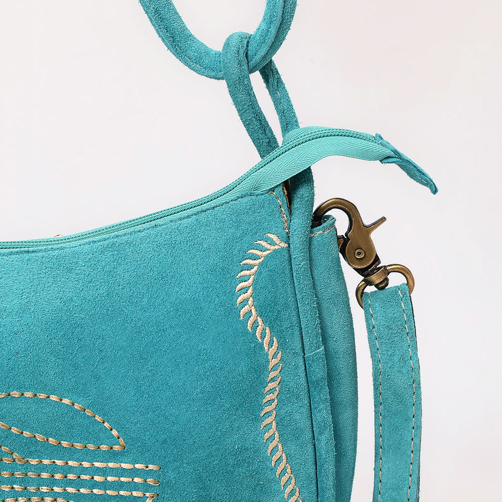 ADBGA645D Crossbody Genuine Western Suede Leather women bag