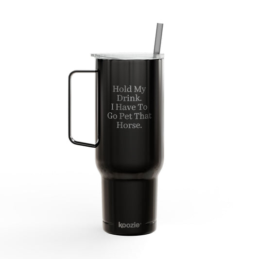 Insulated Tumbler with Lid, 40oz (Engraving) - Hold My Drink