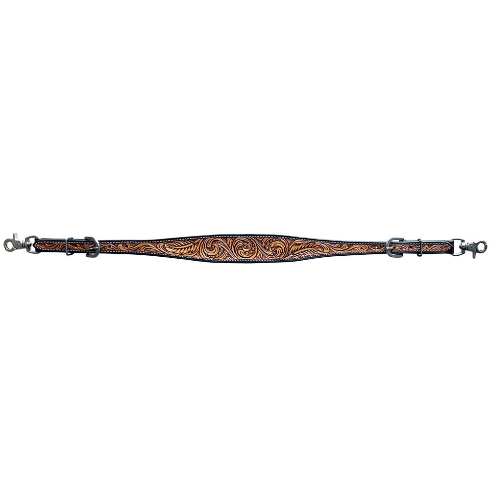Bar H Equine Genuine Western American Leather Horse Premium Headstall & Breast Collar Set