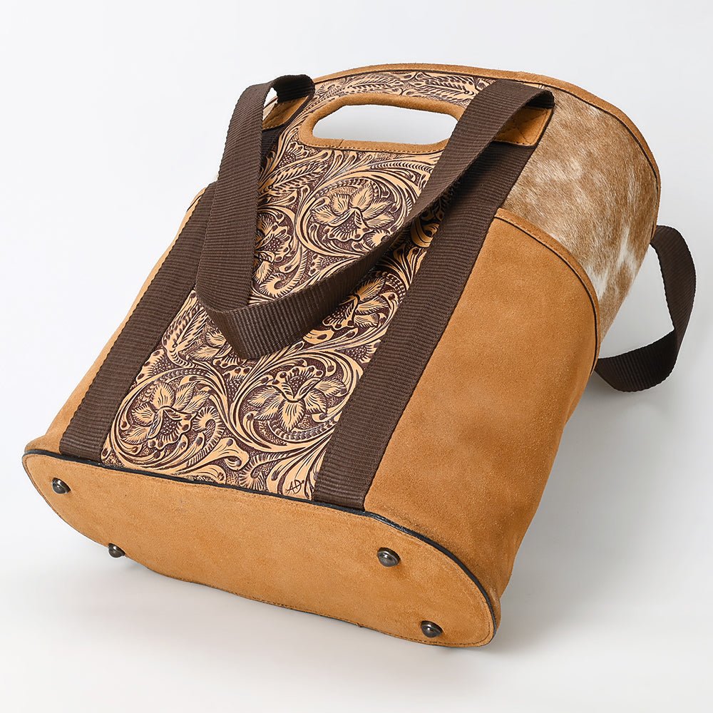 ADBGZ906 Tote Beautifully Hand Tooled Genuine Leather women bag western handbag purse