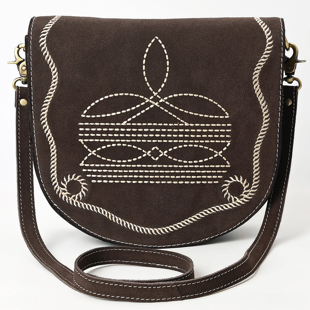 ADBGA684B Genuine Western Suede Leather women bag