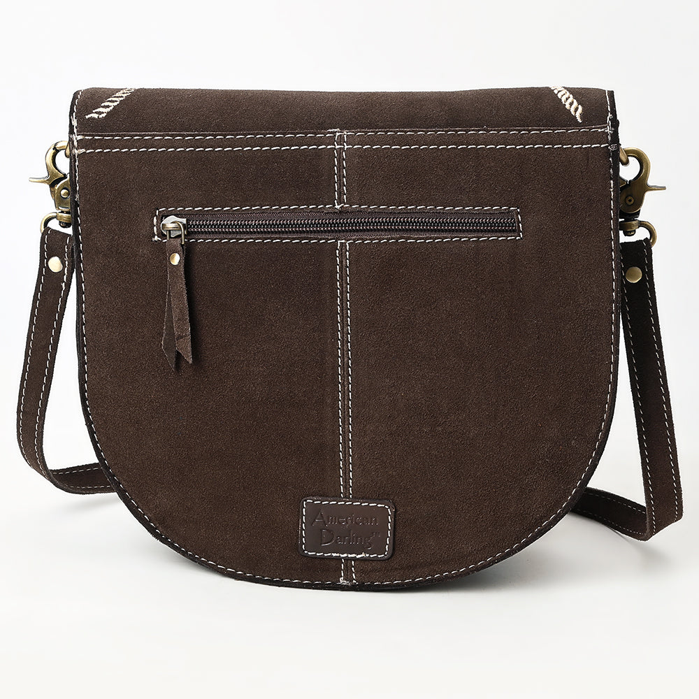 ADBGA684B Genuine Western Suede Leather women bag