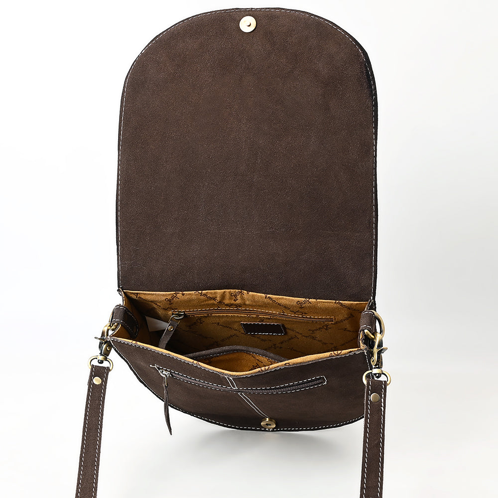ADBGA684B Genuine Western Suede Leather women bag