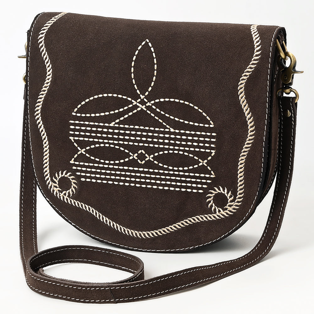 ADBGA684B Genuine Western Suede Leather women bag