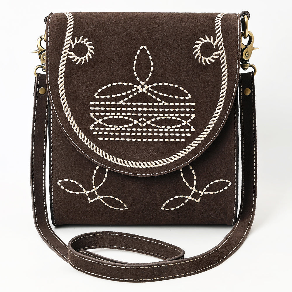 ADBGA685B Genuine Western Suede Leather women bag