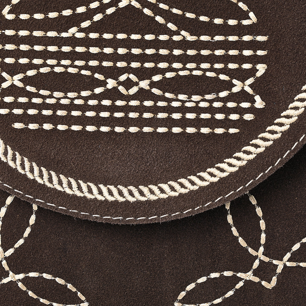 American Darling Cross Body Suede Genuine Western Leather Women Bag Handbag Purse |