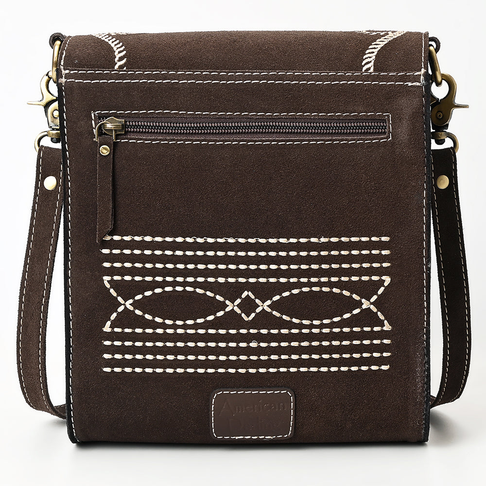 ADBGA685B Genuine Western Suede Leather women bag