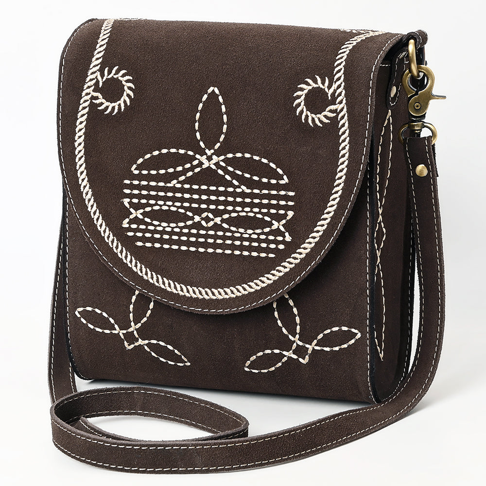 ADBGA685B Genuine Western Suede Leather women bag