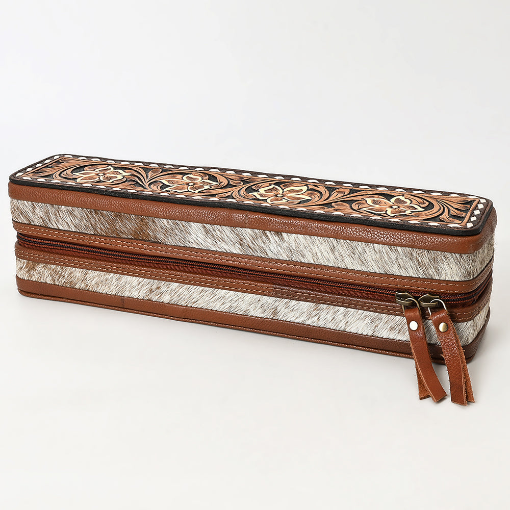 American Darling Hair-On Straightener Case Hand Tooled Genuine Leather Women Bag Western Handbag Purse