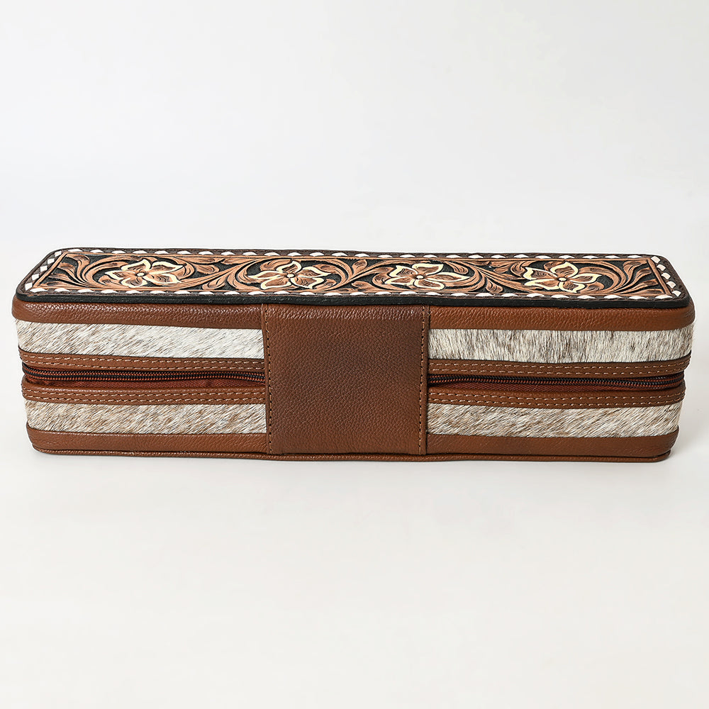 American Darling Hair-On Straightener Case Hand Tooled Genuine Leather Women Bag Western Handbag Purse