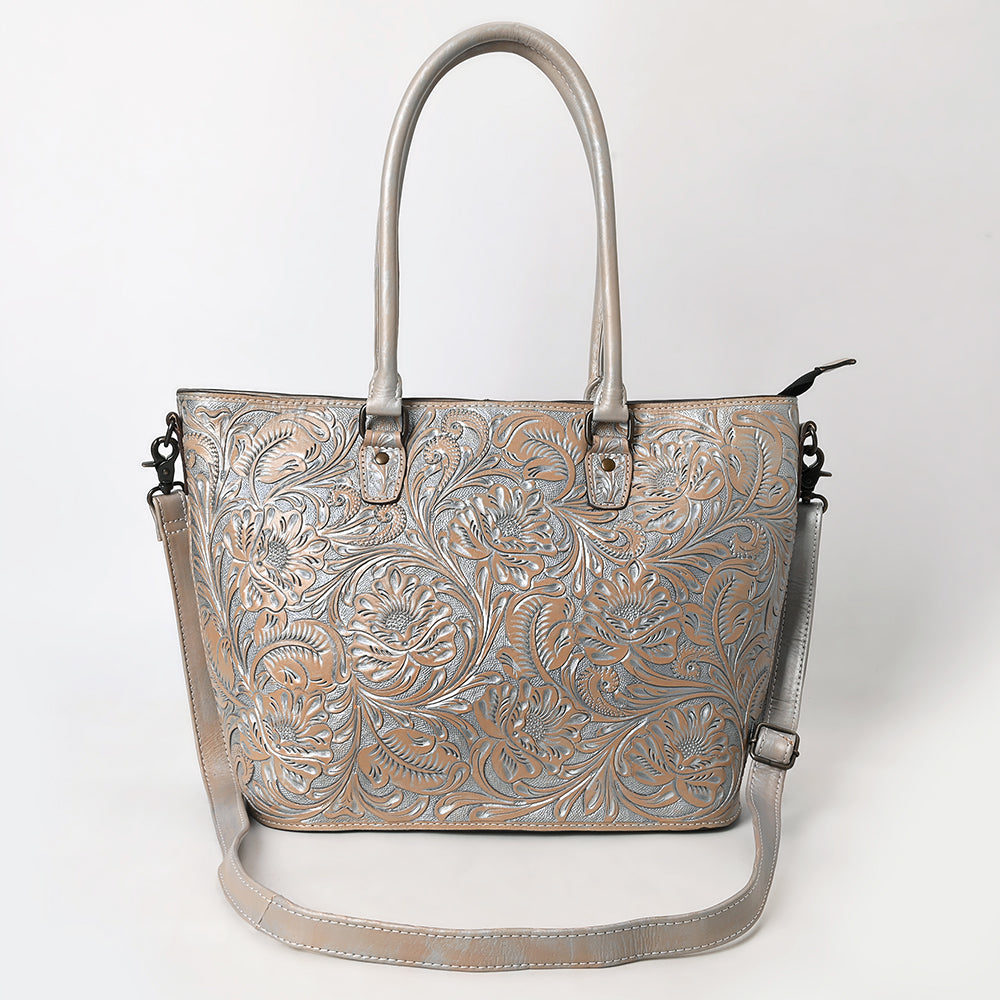 Tote Hand Tooled Genuine Western Leather Women Bag