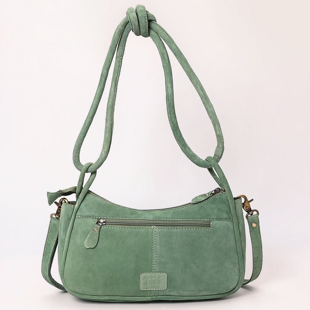ADBGA645E Crossbody Genuine Western Suede Leather women bag