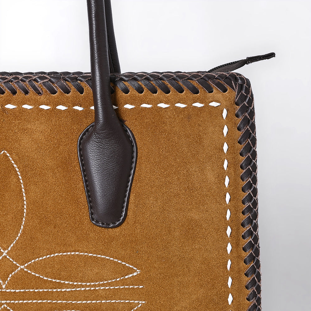 American Darling Tote Genuine Western Suede Leather women bag