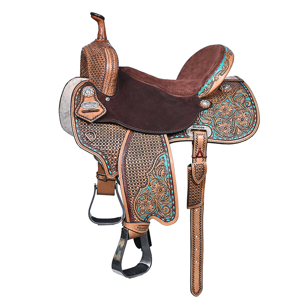 Durable Flexible Tree Western Trail Saddle For All Day Comfortable Outdoor Rides