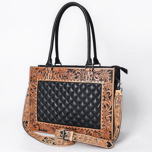 ADBG1671 Tote Hand Tooled Genuine Western Leather Women Bag