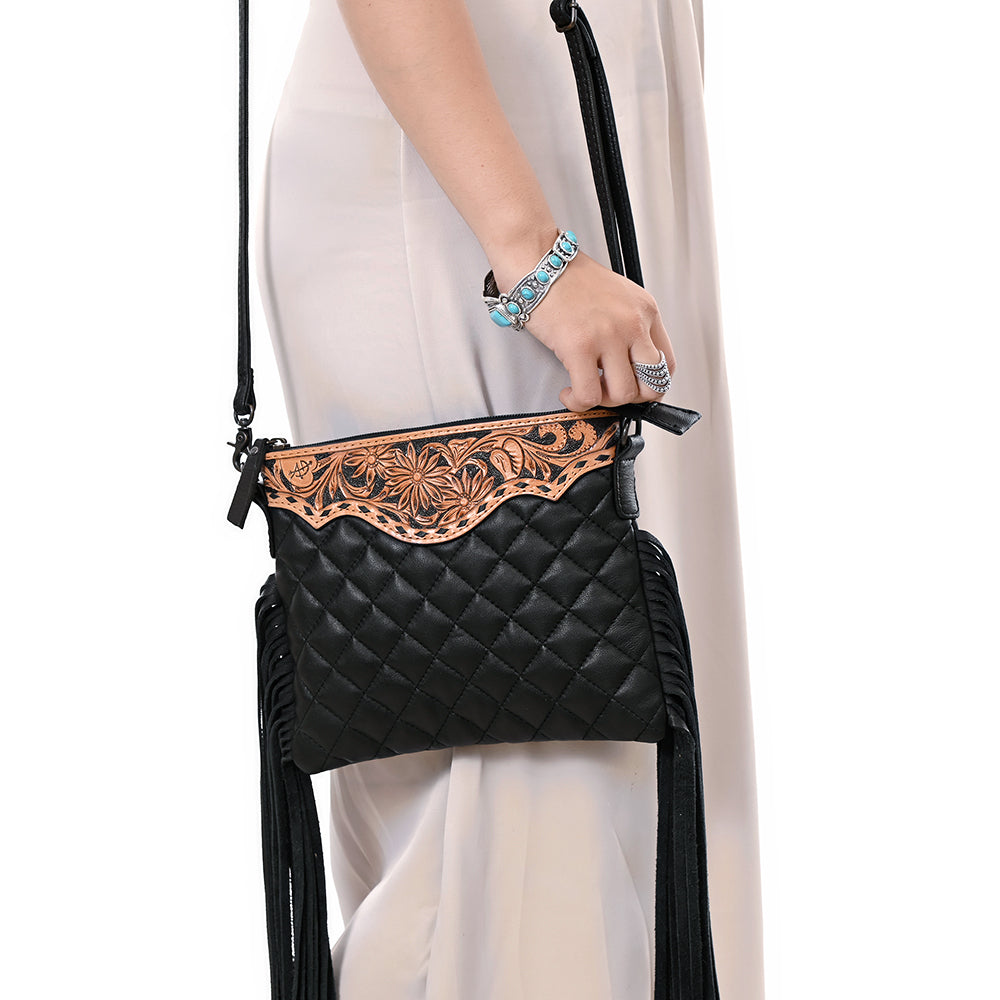 American Darling Crossbody Hand Tooled Genuine Western Leather Women Bag