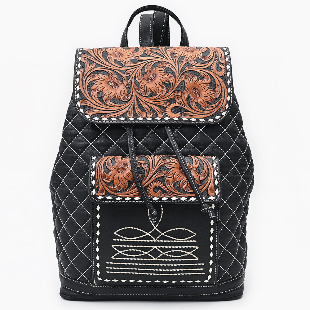 American Darling Backpack Beautifully Hand Tooled Leather women bag