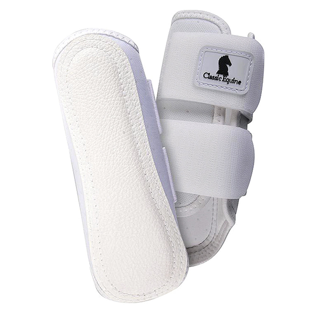 Large Classic Equine Airwave Splint Breathable Horse Leg Boots Pair White