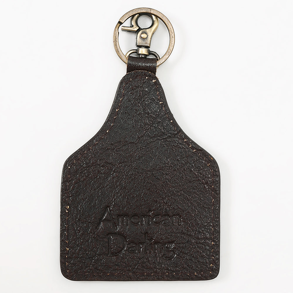American Darling ADKRM142 Hair On Genuine Leather Keyring