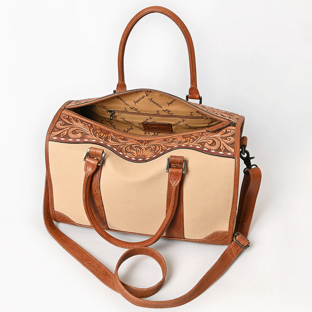 American Darling Tote Hand Tooled Genuine Leather Women Bag Western Handbag Purs
