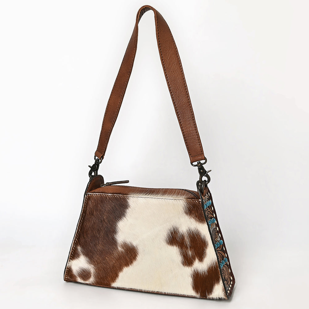 American Darling Small Crossbody Beautifully Hair on Leather women bag