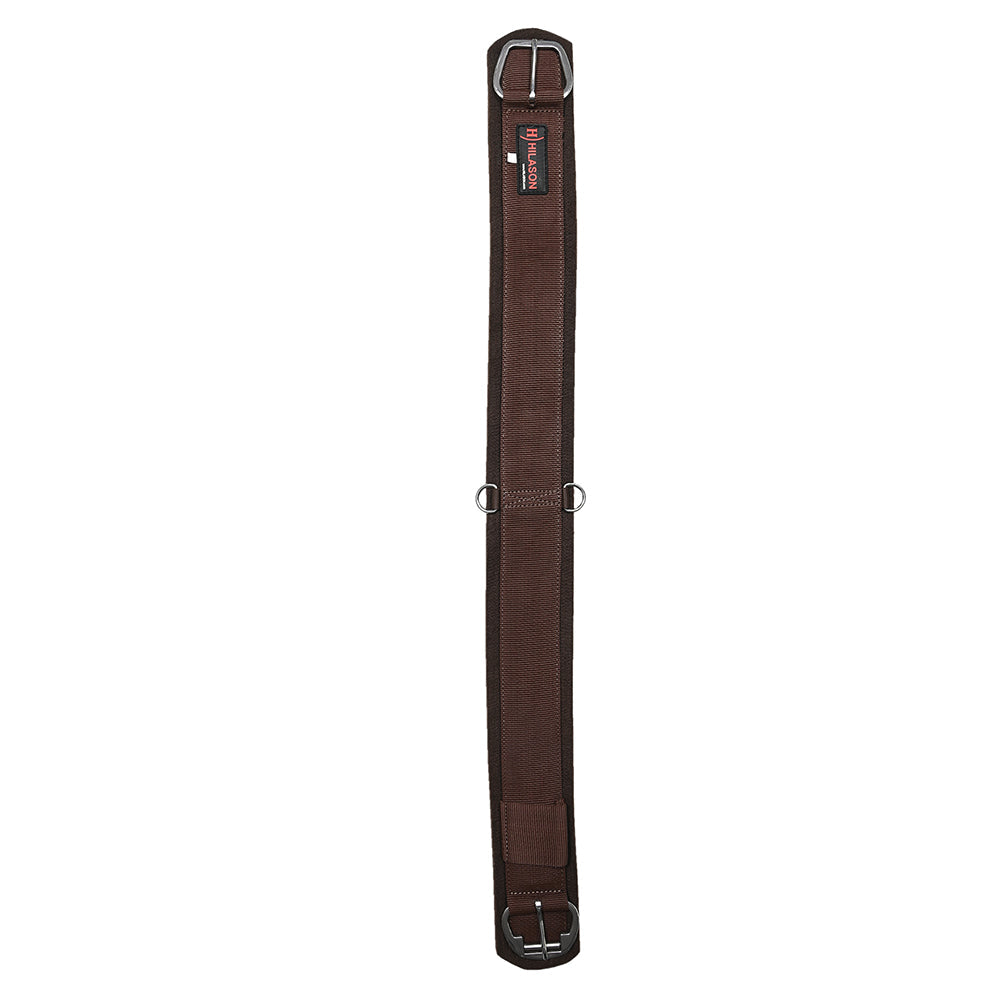 Hilason Western Horse Felt Lined Straight Saddle Cinch Girth Stainless Steel Buckle