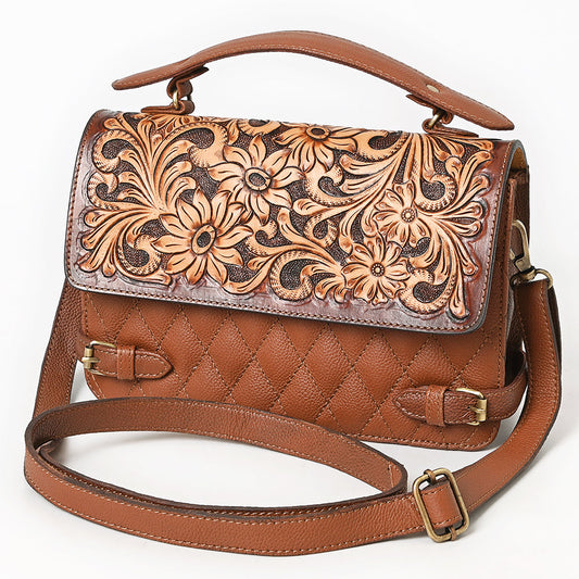American Darling Small Crossbody Hand Tool Genuine Leather Women Bag Western Handbag Purse