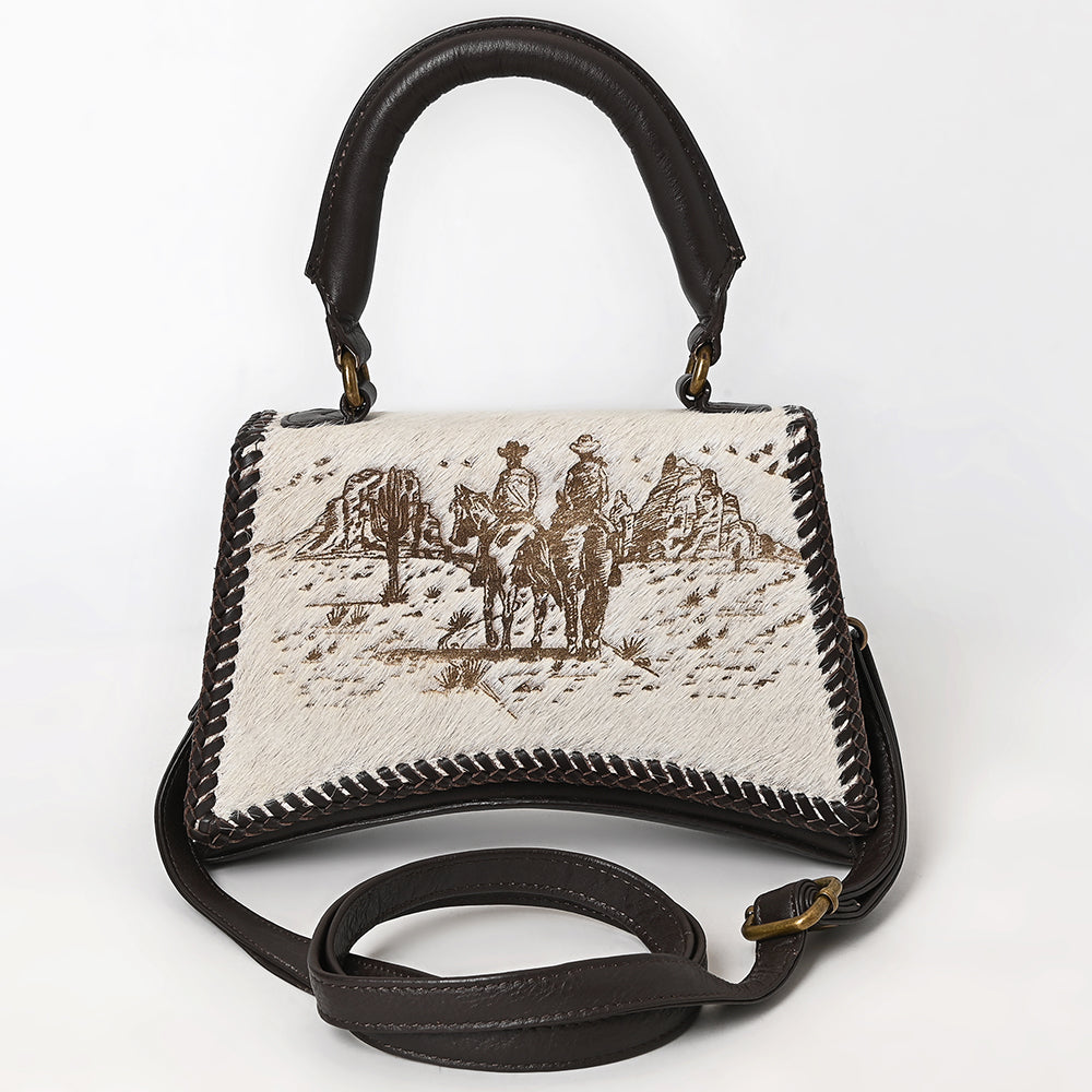 American Darling Crossbody Hair-On Genuine Leather Women Bag Western Handbag Purse