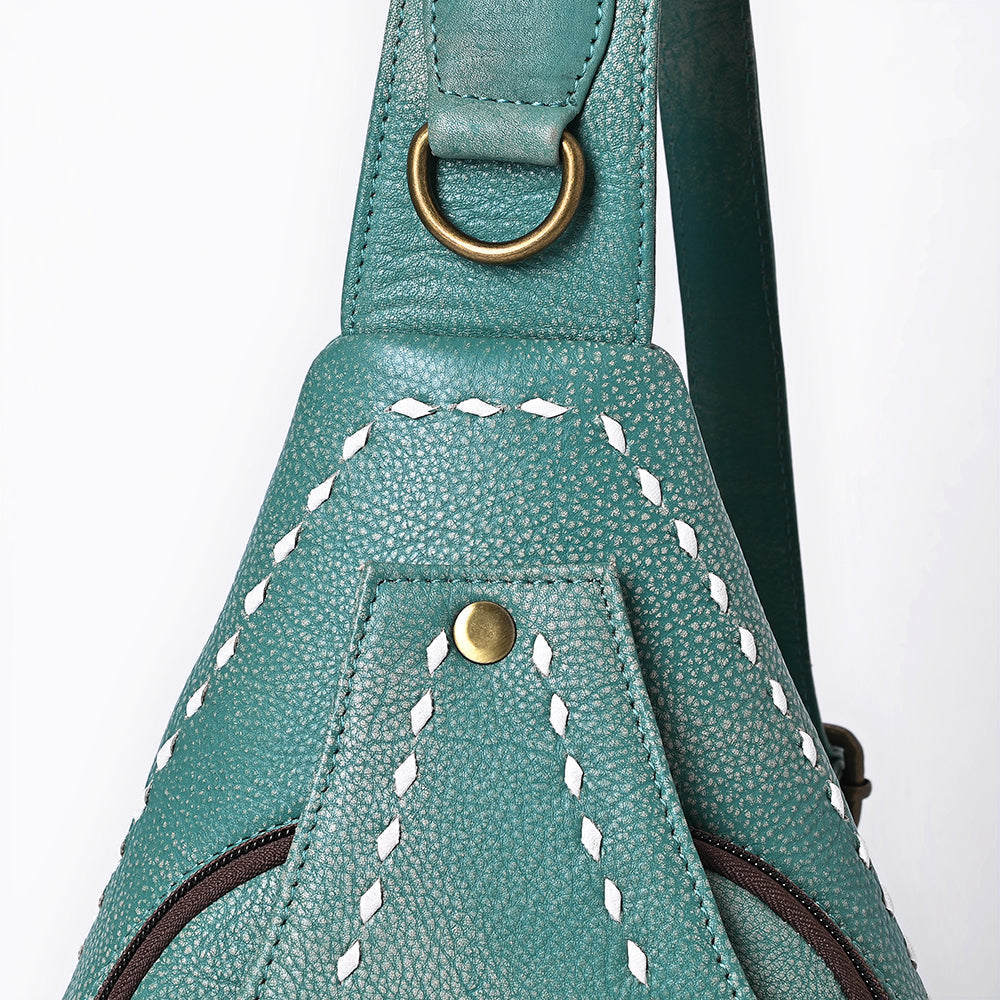 American Darling Sling Genuine Leather Women Bag Western Handbag |