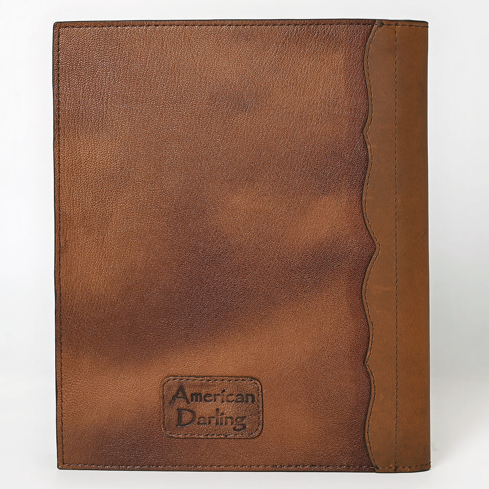 American Darling Hand Tooled Genuine Leather Portfolio bag